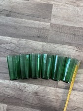 6 Gläser Grün Klein Vintage Retro Glas Deko