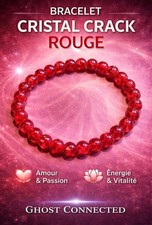 Armband Kristall Crack Rot