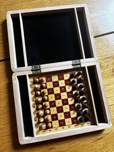 Reise schach holz - reise-schach,