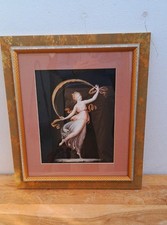 "Tänzerin mit Zirbeln" Antonio Canova Kunstdruck Bild gerahmt 50x57 cm