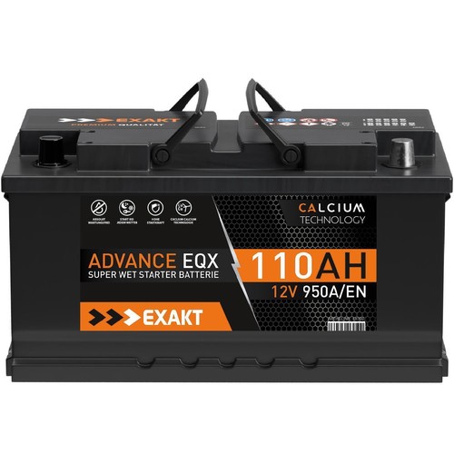 Exakt autobatterie 110ah - 110ah, 12v