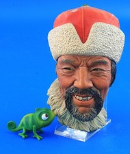 Vintage Bossons Chalkware Head ' Himalayan'. 1960s Collectable Congleton England