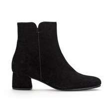 Gabor Abbey | schwarzes Wildleder | stylische Damen Stiefeletten mit Absatz