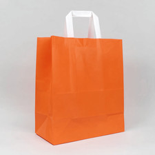 Papiertragetasche Orange 18 +