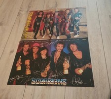 2 Stück Poster Scorpions Band