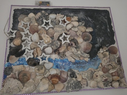 Maritimes muschelbild - maritimes,