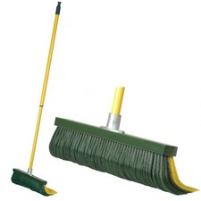 Steuber Krallenbesen mit Teleskopstiel grün gelb Breite 35 - 45cm Laubbesen