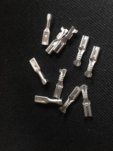 Flachsteckhülsen 8x0 5mm - 10, 2,8x0,5mm