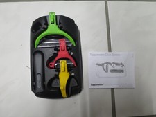 TUPPERWARE Schäler Klick-System Griff + 3 Aufsätze Schälfix Universal Julienne P