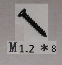  50 SCHWELLEN-GLEISSCHRAUBEN 1,2 x 8mm für Spur N, Z und kleiner