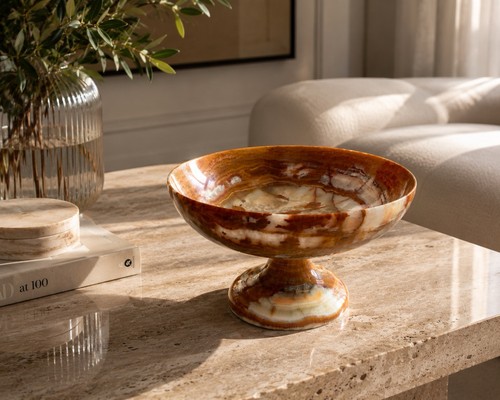 Große onyx marmor - onyx, schale