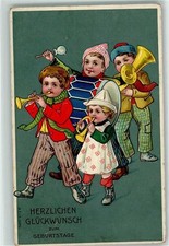 13925190 - Staendchen Kinder Trommel Trompete Geburtstag 1903