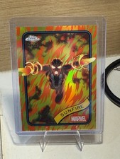 Topps Marvel Chrome 2025 Sunfire /39 Fire Refractor Color Match
