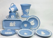 Vintage Mix 10 blaue Jaspis