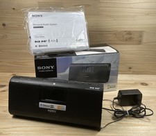 Sony XDR-DS21BT DAB DAB+ FM Wireless Radio Wecker Bluetooth iPhone/iPod !LESEN!!