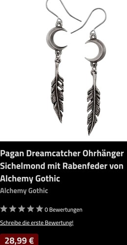 Ohrringe gothic alchemy - ohrringe,