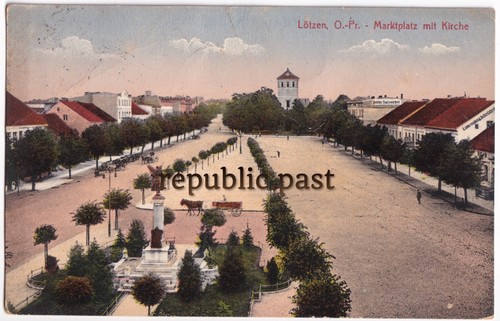 Postkarte lötzen in - ak,