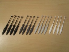 4x Laserkanonen Repro Zubehör für X-Wing Star Wars Raumschiff von Kenner 80er