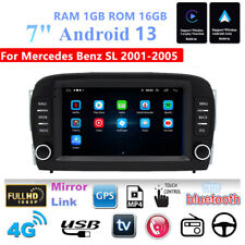 7 "Autoradio GPS für Mercedes Benz SL R230 SL350 SL500 SL55 SL600 SL65 2001-2005