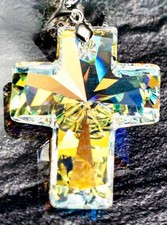 HALSKETTE + KREUZ ? 18K GOLD PLATED /verziert mit Kristall von Swarovski®