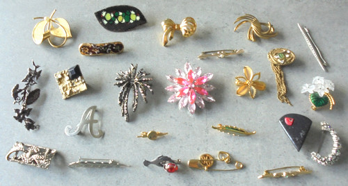 Konvolut broschen schmuck - konvolut, x