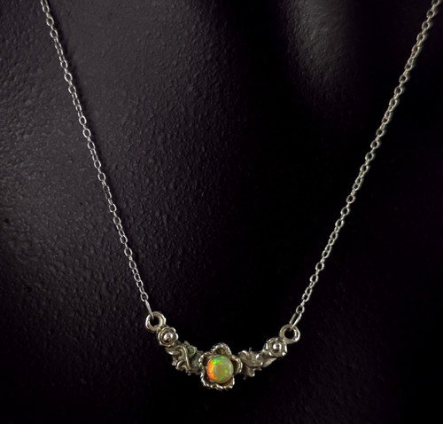 Kette silber 925 opal - kette,