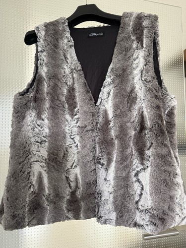 Damen fell imitat - damen, braun