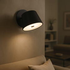 Tam Tam Mini Decken/Wandleuchte Schwarz