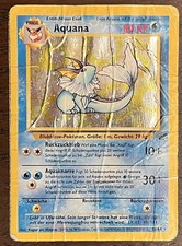 Aquana - 12/64 - Holo - Pokémon Karte - Deutsch - Vintage Dschungel Set - Poor