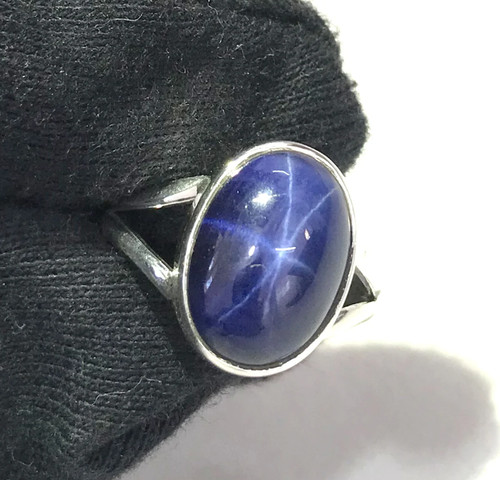 Massiver 925 silber blauer - 925,