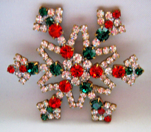 Strass brosche - xl,