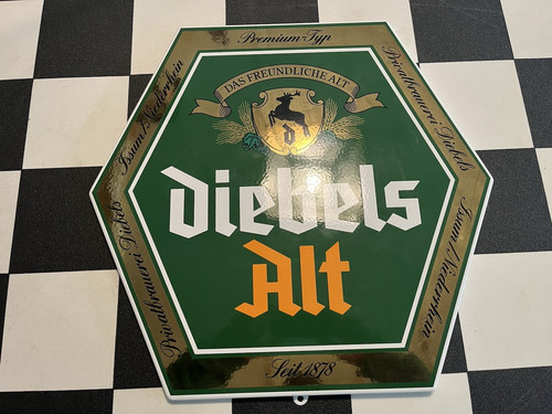 Diebels alt issum - diebels, emailschild
