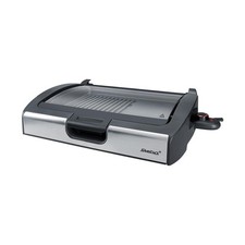 Steba BBQ Tischgrill VG 200 Elektrogrill schwarz elektrisch mit Glas Deckel