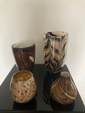 4 hochwertige Vasen, Glas, von BoConcept, neuwertig