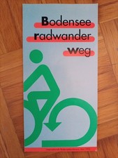 Radwanderweg Radwanderkarte Bodensee Mai 1992