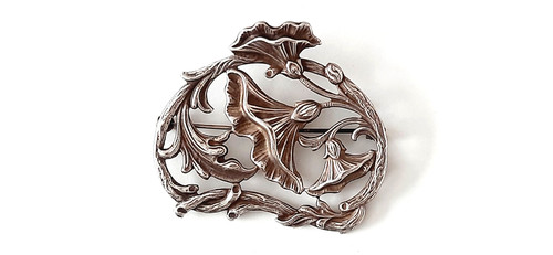 Jugendstil brosche - jugendstil,
