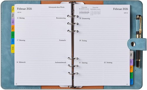 Kalender 2025 2026 ringbuch - kalender,