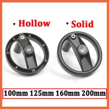 Kurbelrad Drehkurbel Handkurbel Stellrad 100mm - 200mm Maschinenkurbel Wellennut