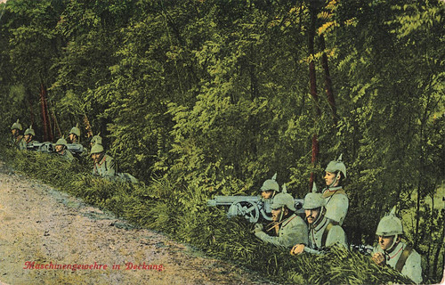Maschinengewehre deckung - maschinengewehre, in