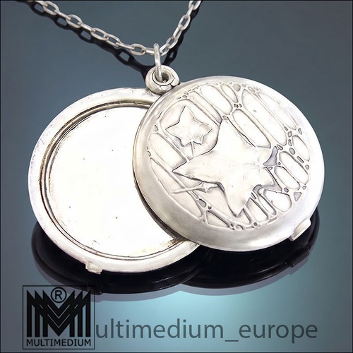 Jugendstil silber medaillon - jugendstil,