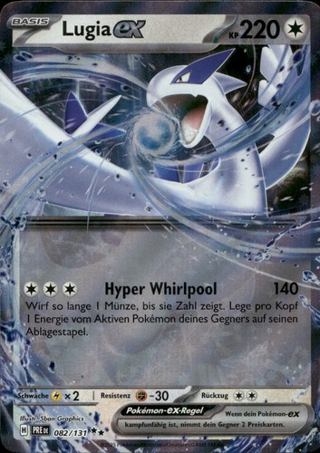 Pokemon lugia prismatische - lugia-ex,