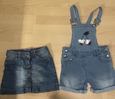 Mädchen Rock Und Latzhose 