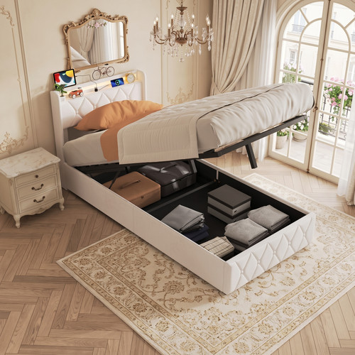 Boxspringbett 90x200 - , cm