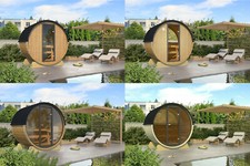 THERMOHOLZ Terrassensauna 160