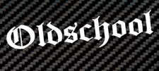 Aufkleber Oldshool Auto Style Sticker Tuning JDM Turbo Kult Schocker ALTDEUTSCH