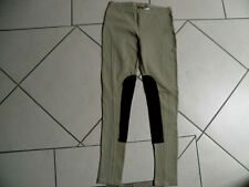 ZARA Stretchhose Reithose look Jeggings besatz Gr. 164  beige-braun
