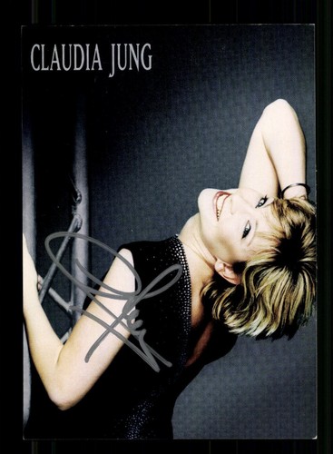 Claudia jung autogrammkarte - jung,