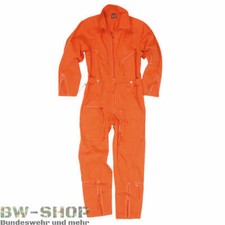 BUNDESWEHR FLIEGERKOMBI ORANGE NEU BW PILOTENKOMBI ARBEITSKOMBI OVERALL KOMBI