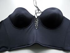 Corsage - schwarz mit dekorativer Schnürung  80 C