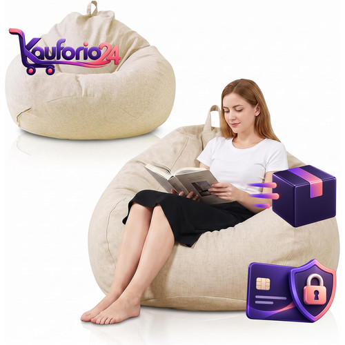 Sitzsack 100x120cm bezug - 100x120cm,